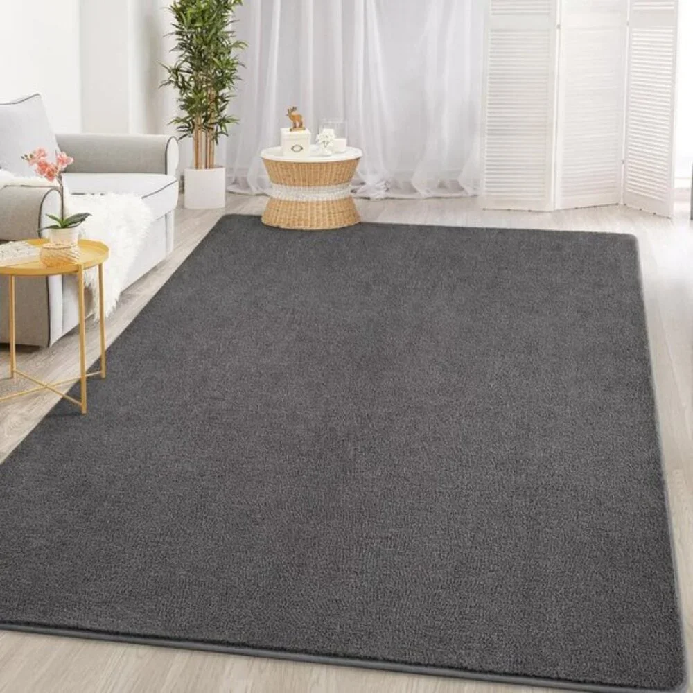 New 5x8 Dark Grey Area Rug, Ultra Soft Memory Foam Carpet for Home & Room Decor